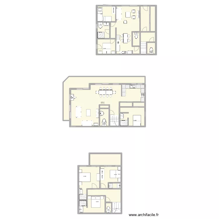 Chalet 12. Plan de 