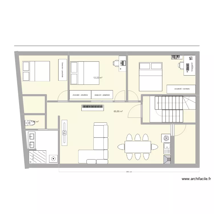 Etage R+1a. Plan de Etage R+1a. Plan de