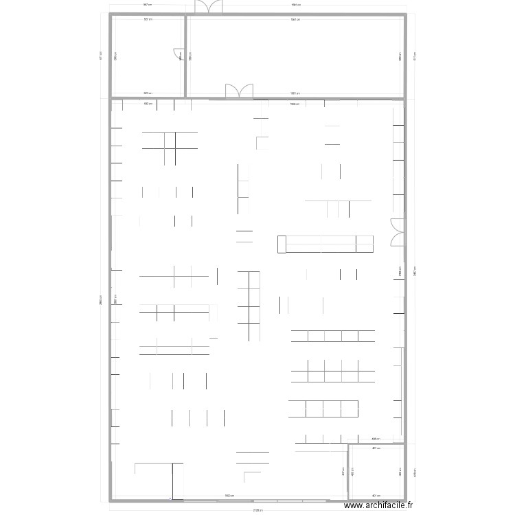 Autun. Plan de 4 pièces et 723 m2