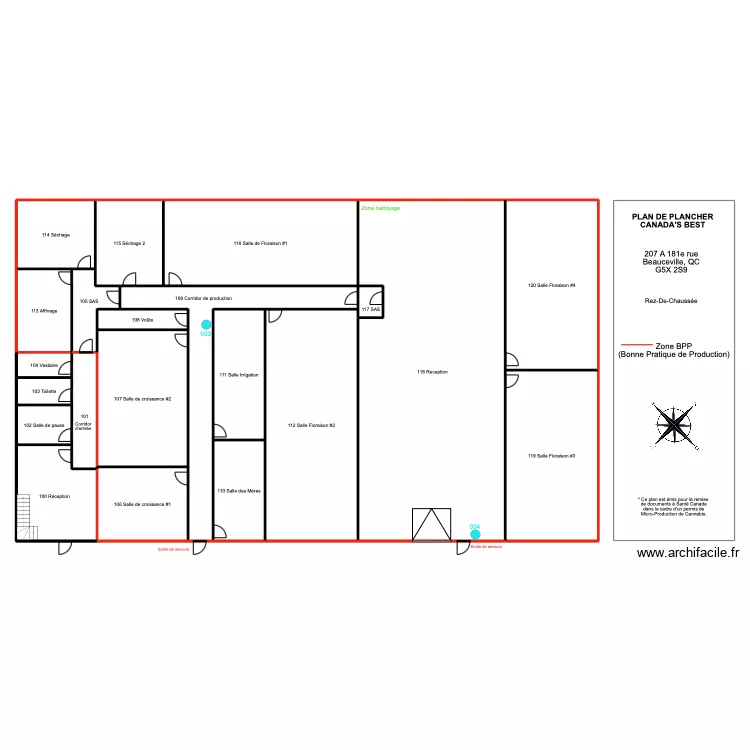 Panic Buttons Ground Floor. Plan de Panic Buttons Ground Floor. Plan de