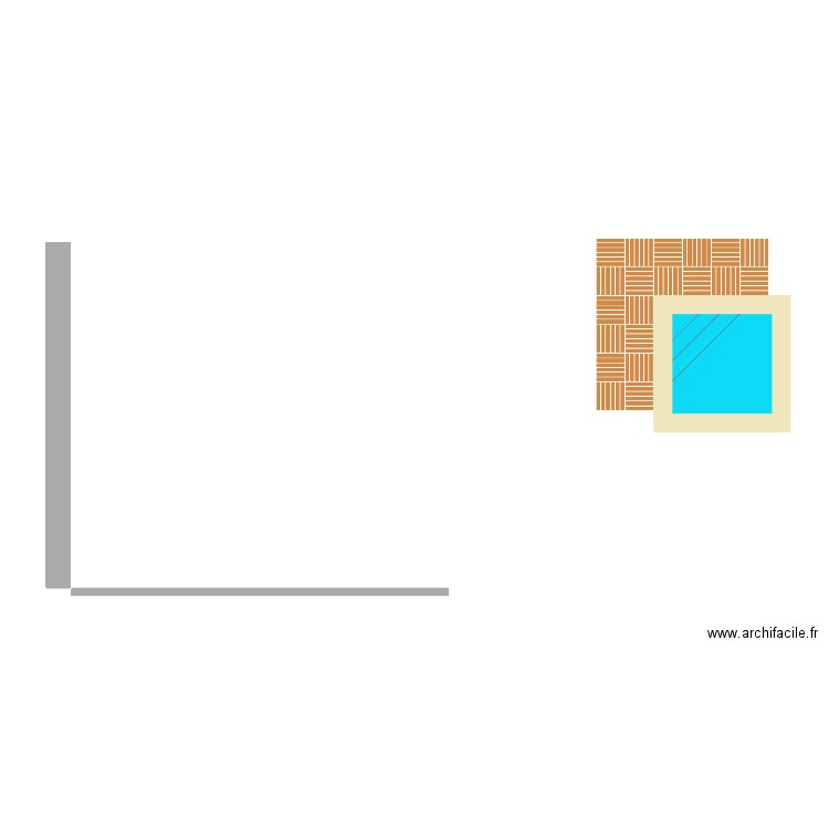cuisine ete 2. Plan de 2 pièces et 47 m2