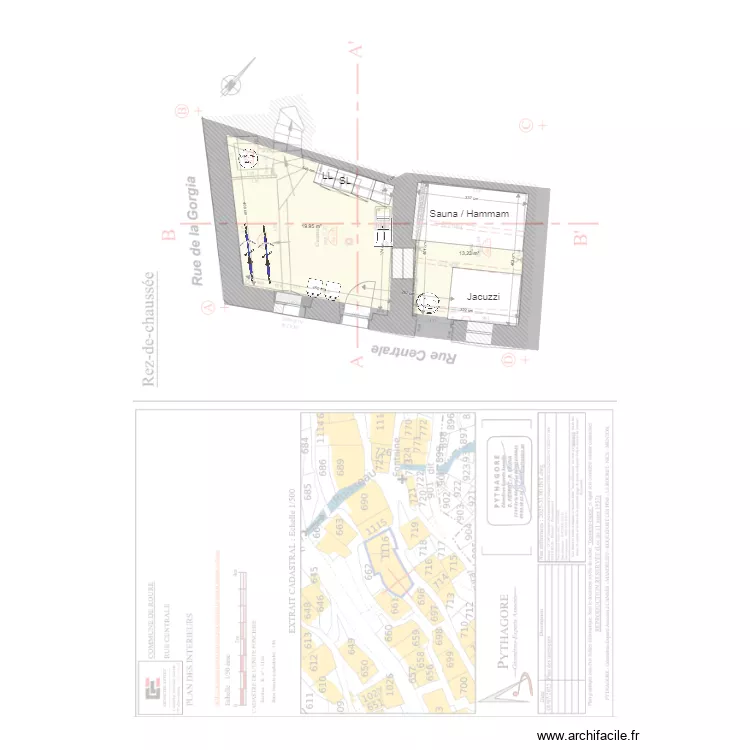 Maison Roure. Plan de 