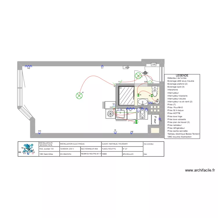 Nathalie Plan IMPL. ELEC. Plan de 7 Pièces et 3 m² Nathalie Plan IMPL. ELEC. Plan de 7 Pièces et 3 m²