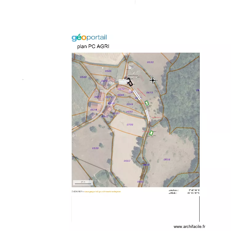 2026-03-17 PLAN r&eacute;seaux. Plan de 2  et 154 m²