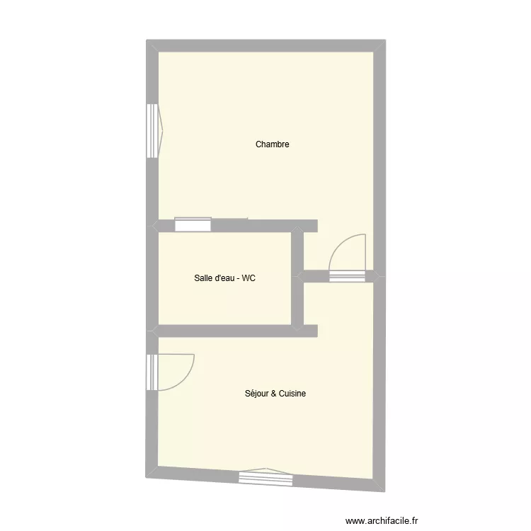 NIVARD. Plan de 3 et 41 m² NIVARD. Plan de 3 et 41 m²