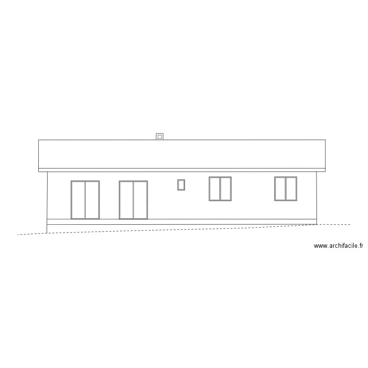 facade SE 2. Plan de 0 pièce et 0 m2
