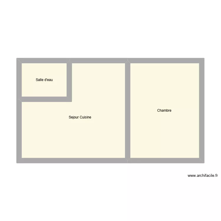 350602646. Plan de 3  et 44 m²