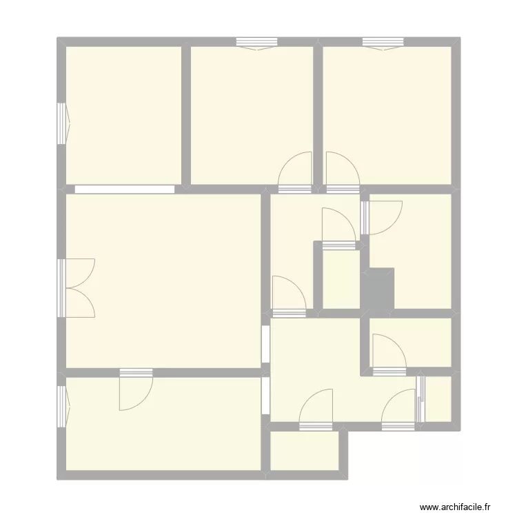 GRENTE - ROUEN. Plan de 