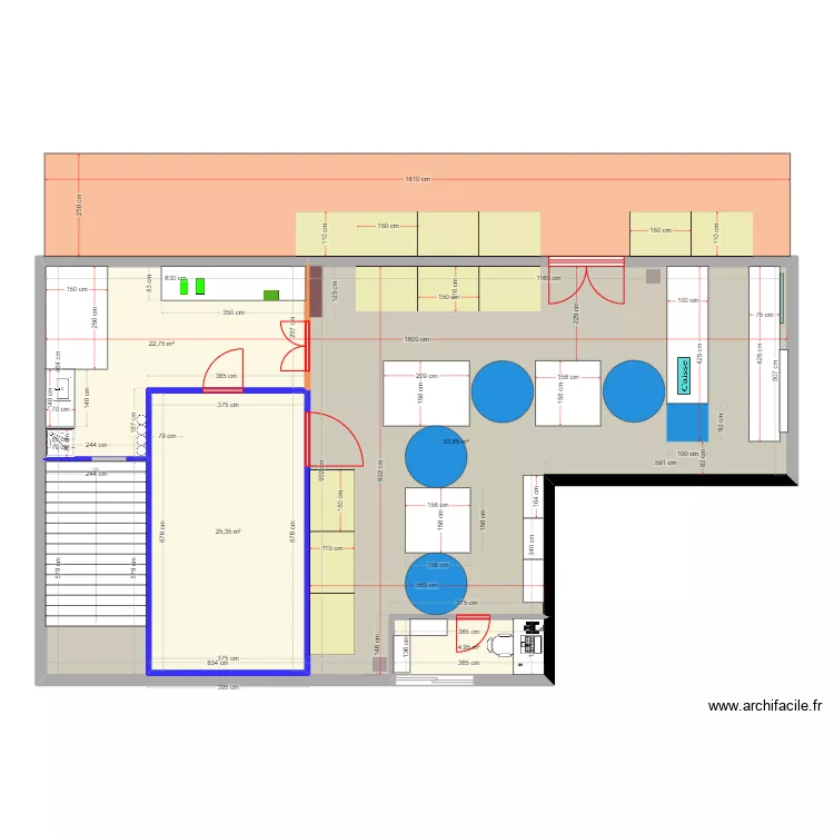 Clermont test. Plan de 
