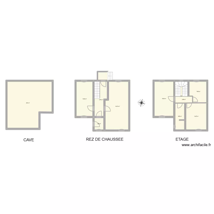 PIERRON Daniel - Thiviers. Plan de 