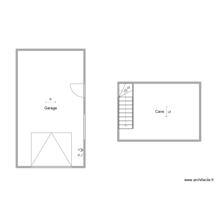 Jean phi 3. Plan de 2  et 43 m²