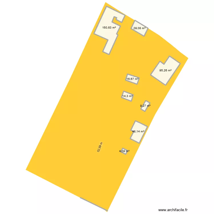 cadastre avec voisin. Plan de 