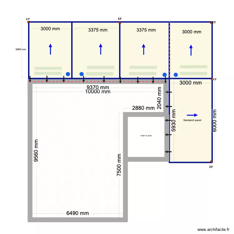 sacha krahe 4. Plan de 6  et 137 m²
