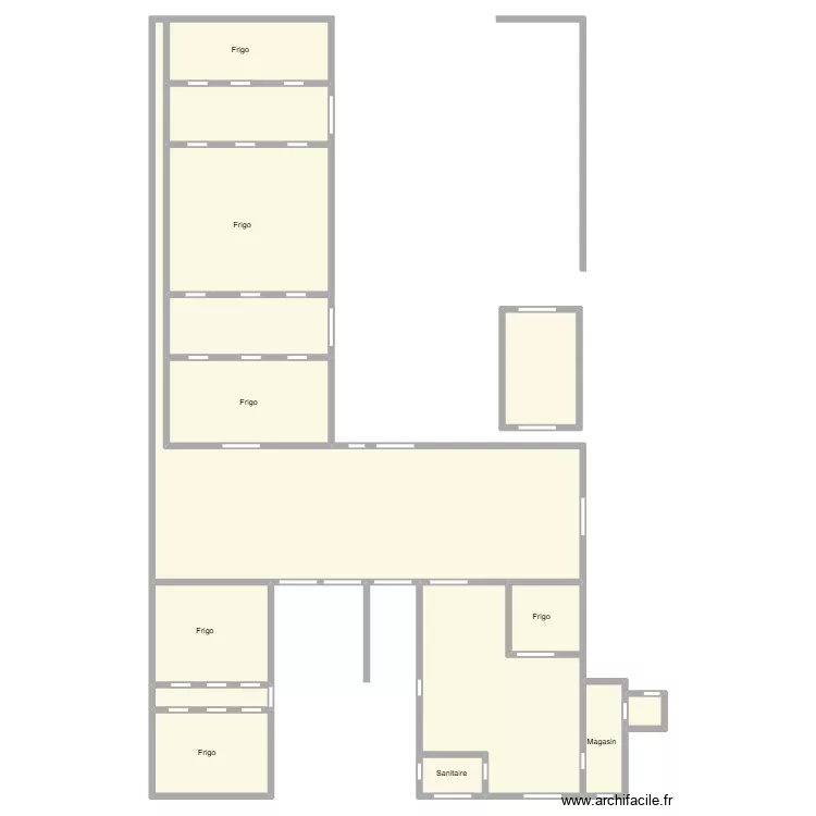 Buttiens Fruit. Plan de 14 et 506 m² Buttiens Fruit. Plan de 14 et 506 m²