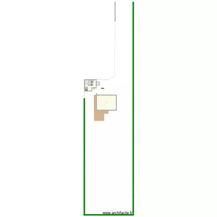 PROJET 1. Plan de 2 Pièces et 170 m² PROJET 1. Plan de 2 Pièces et 170 m²