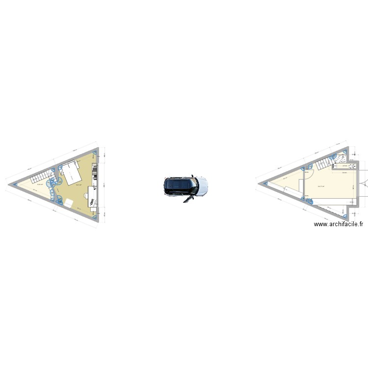 garage sdb 4. Plan de 0 pièce et 0 m2