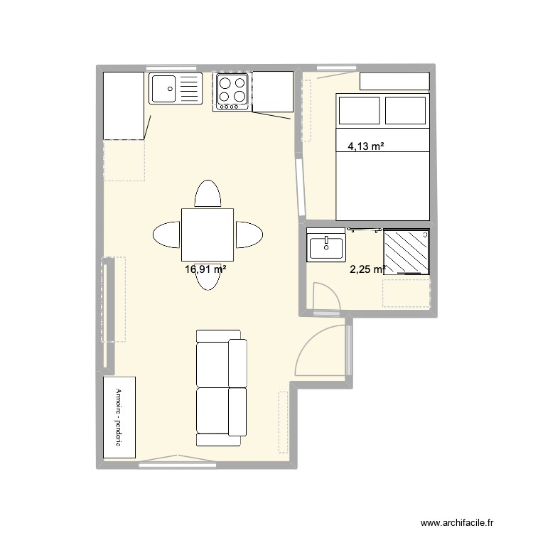 Appartement 2. Plan de 0 pièce et 0 m2
