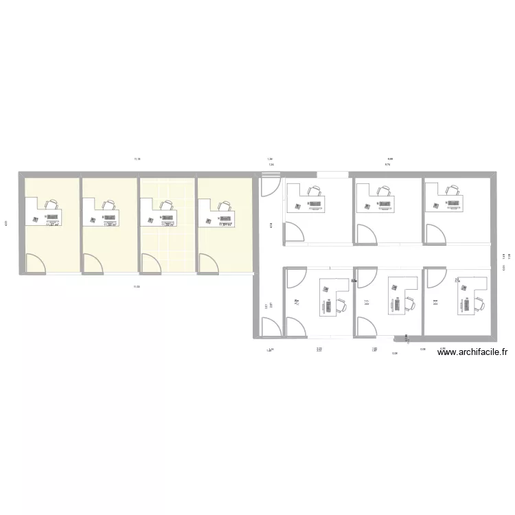 BELLIER BOURG. Plan de 4 et 47 m² BELLIER BOURG. Plan de 4 et 47 m²