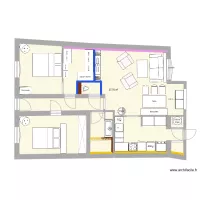 Plan D&eacute;finitif new version avec isolation et meubles