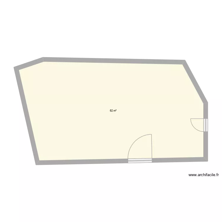 Amiens. Plan de 1 et 62 m² Amiens. Plan de 1 et 62 m²