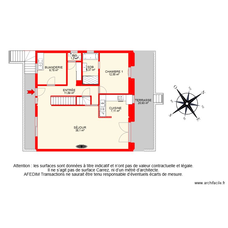 BI22924 -. Plan de 31 pièces et 314 m2