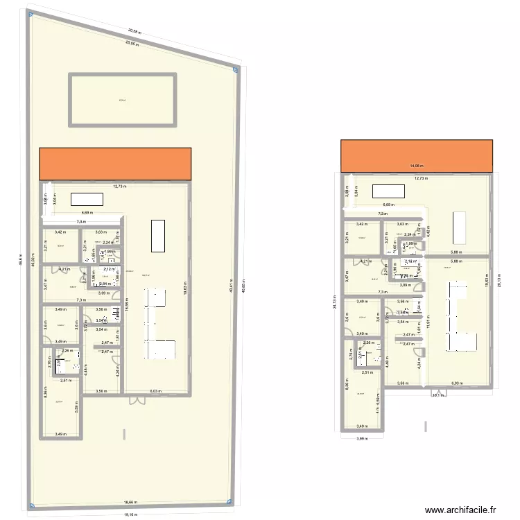 Sheryl. Plan de 26  et 1383 m²