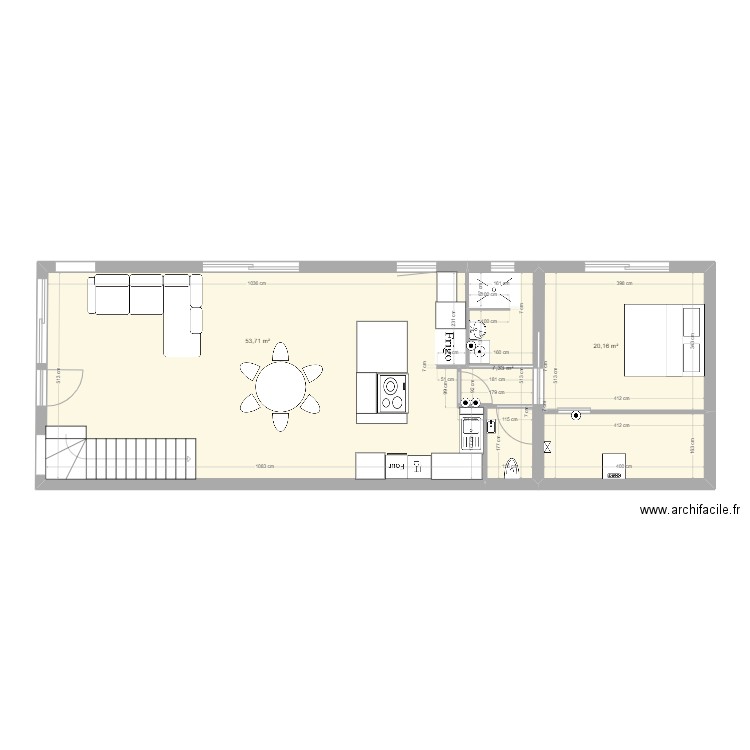 Villa 3 rdc. Plan de 0 pièce et 0 m2