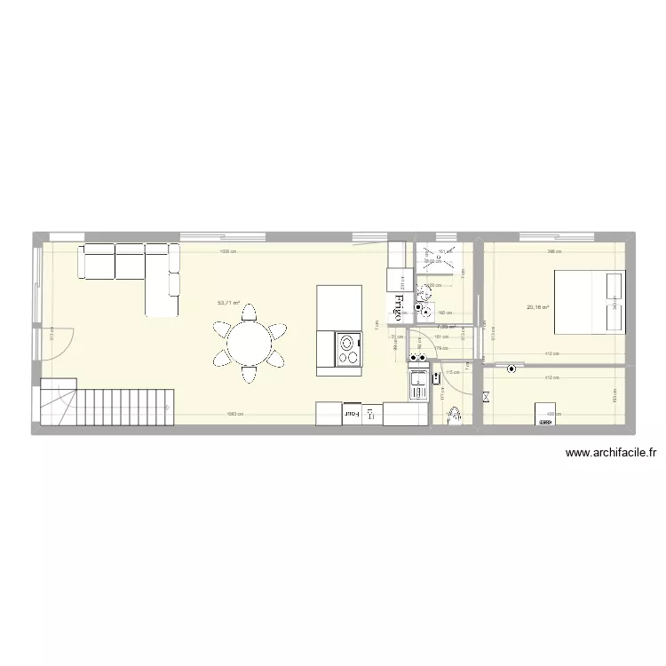 Villa 3 rdc. Plan de 