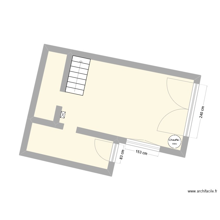 SUL0144AL. Plan de 1 pièce et 25 m2
