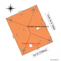 Plan de masse - toiture ancienne mairie