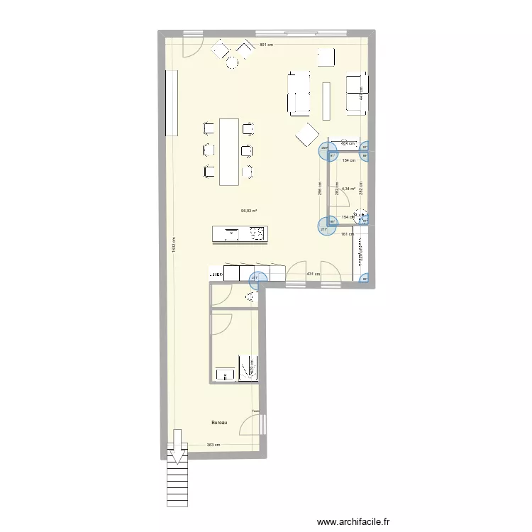 Mouillepied. Plan de 