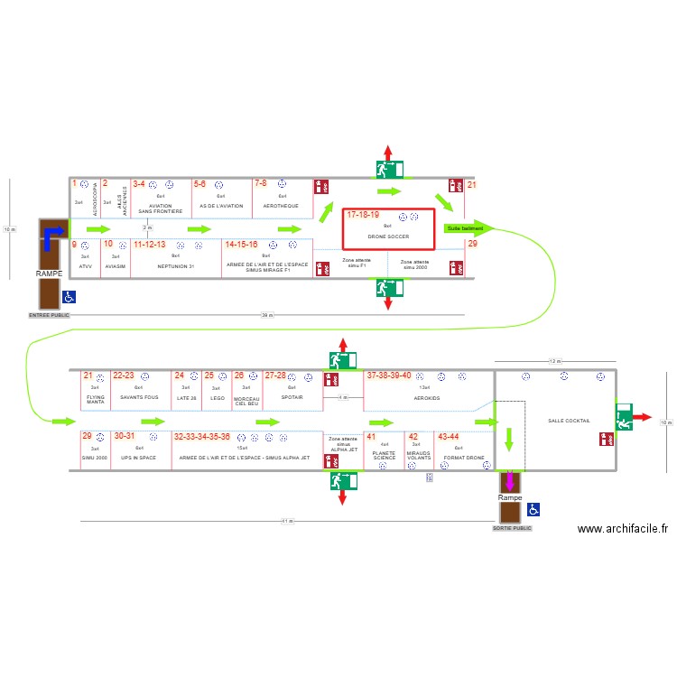 Plans V2. Plan de 5 pièces et 183 m2