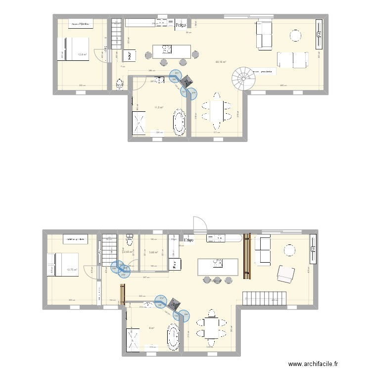 rez de chaussé. Plan de 0 pièce et 0 m2