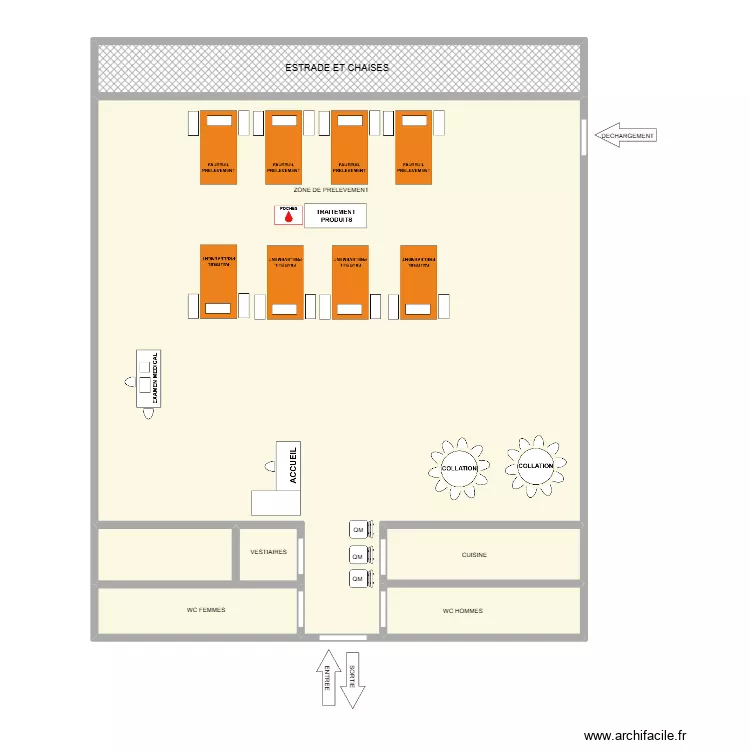 VIESVILLE. Plan de 