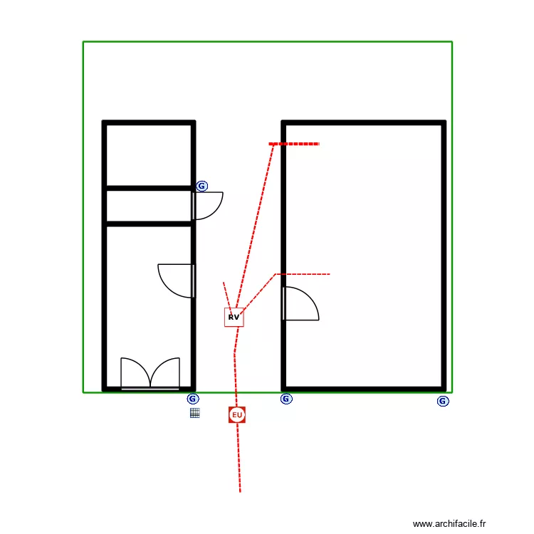 PATTOU. Plan de 5  et 111 m²