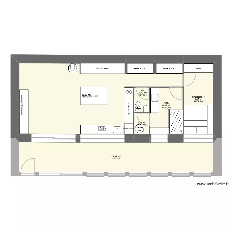 maison+. Plan de 6 pièces et 89 m² maison+. Plan de 6 pièces et 89 m²