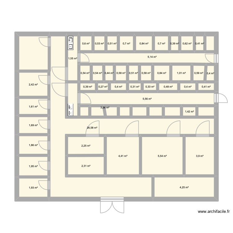 Refuge 3. Plan de 0 pièce et 0 m2 Refuge 3. Plan de 0 pièce et 0 m2