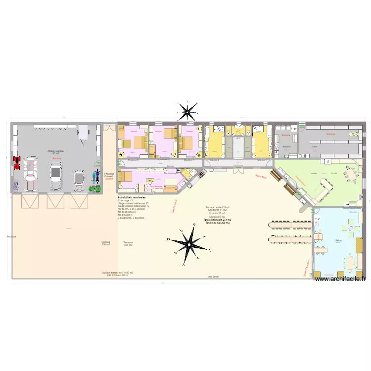 Maison  soleil 07. Plan de 