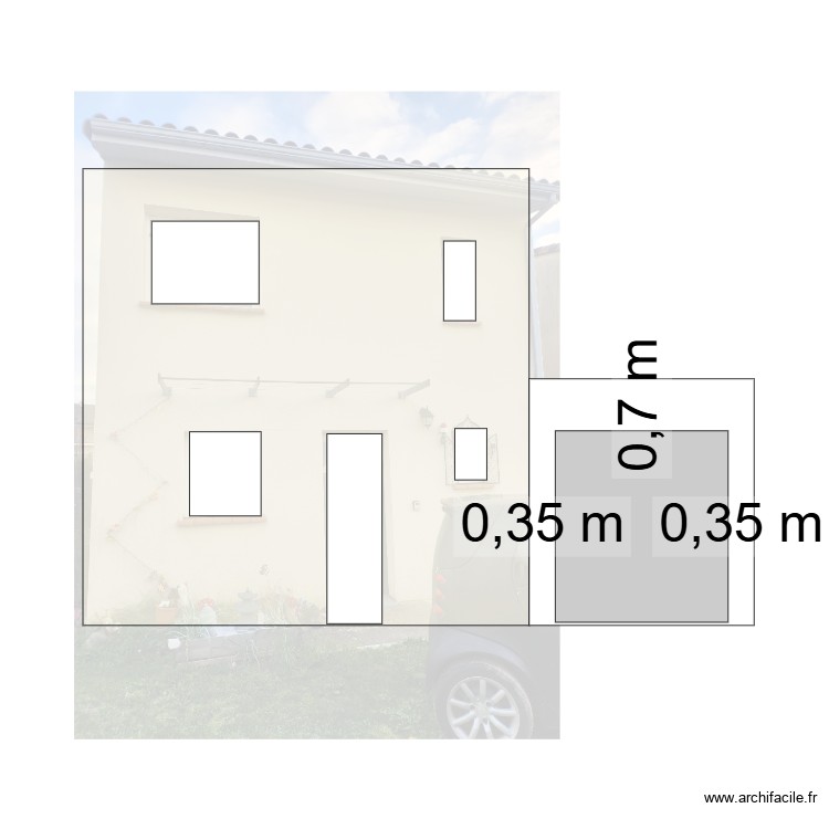 maison. Plan de 0 pièce et 0 m2