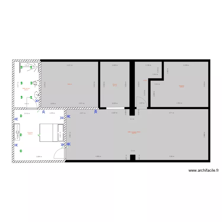 appartement Nath. Plan de 