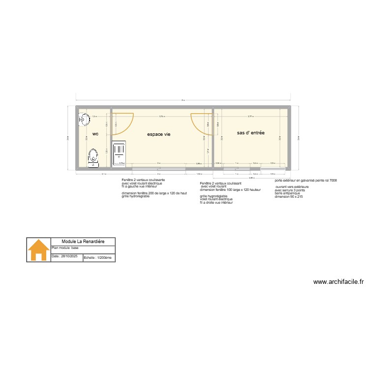 module la renardiere plan DOE. Plan de 0 pièce et 0 m2 module la renardiere plan DOE. Plan de 0 pièce et 0 m2