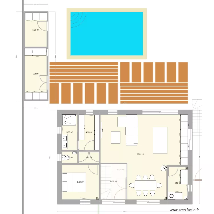 01-2026. Plan de 21 pièces et 254 m²