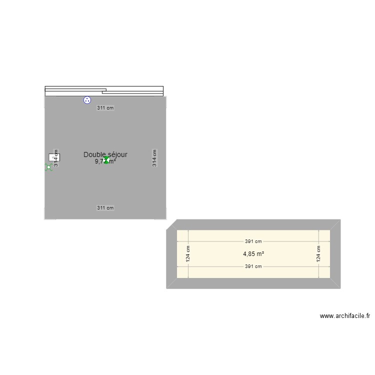 Maison Sud. Plan de 0 pièce et 0 m2