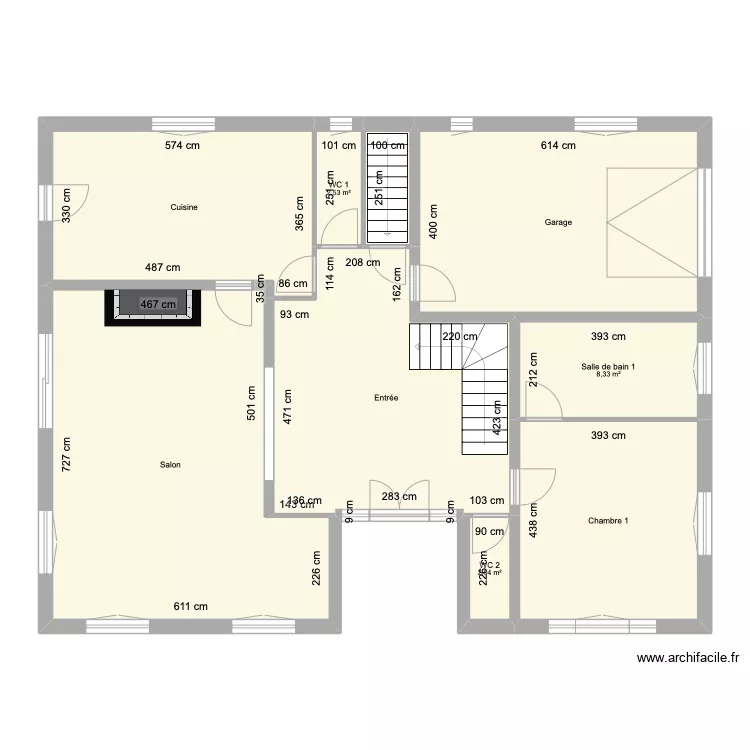 Villard RDC. Plan de Villard RDC. Plan de