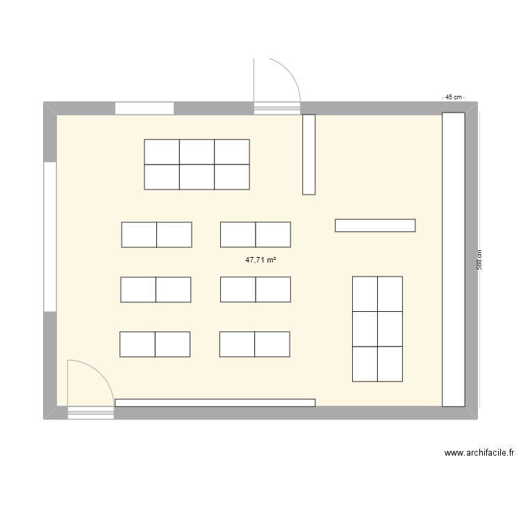 classe GS CP. Plan de 0 pièce et 0 m2