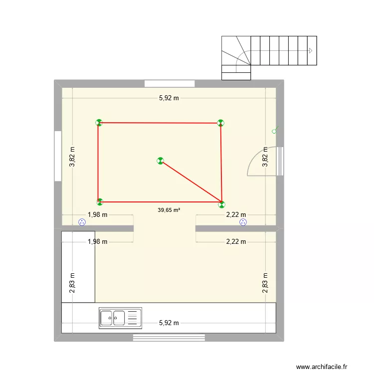 PLAN. Plan de 1 et 40 m² PLAN. Plan de 1 et 40 m²