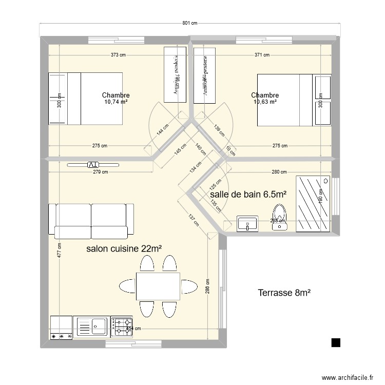 moz projet. Plan de 0 pièce et 0 m2
