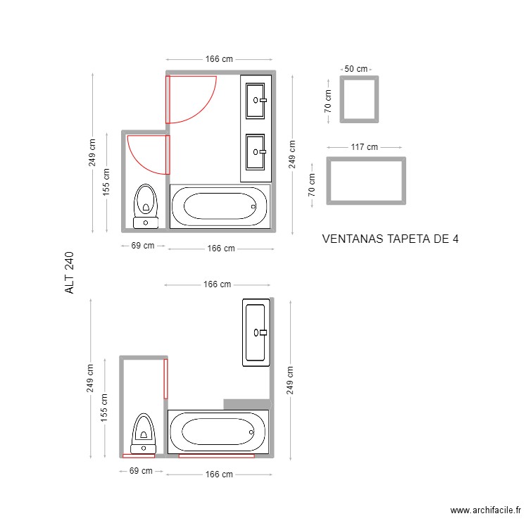 NINA. Plan de 5 pièces et 7 m2