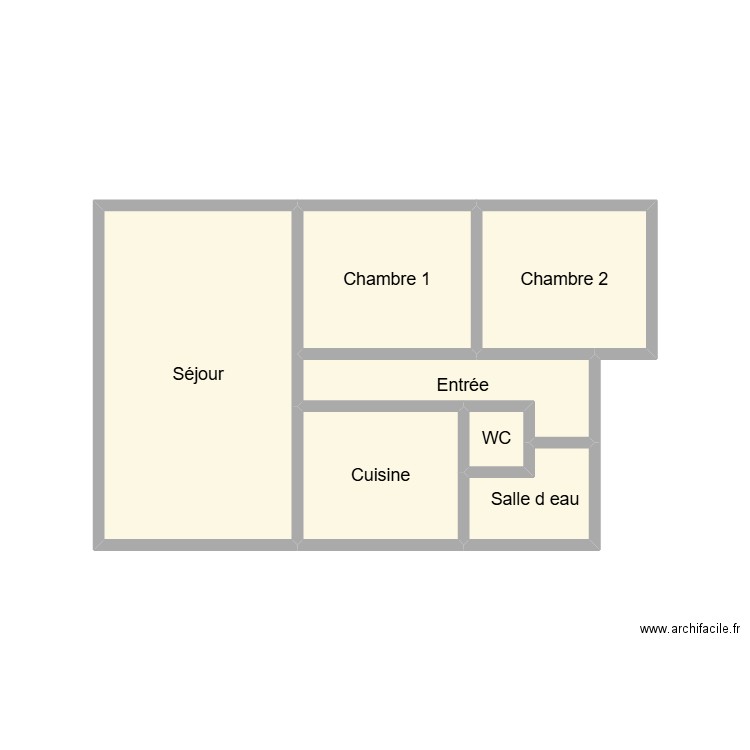 2511 LERAY. Plan de 7 pièces et 16 m2
