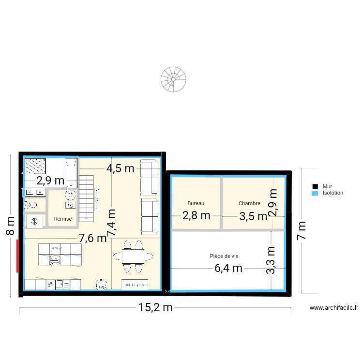 Pkuiubku. Plan de 0 pièce et 0 m2